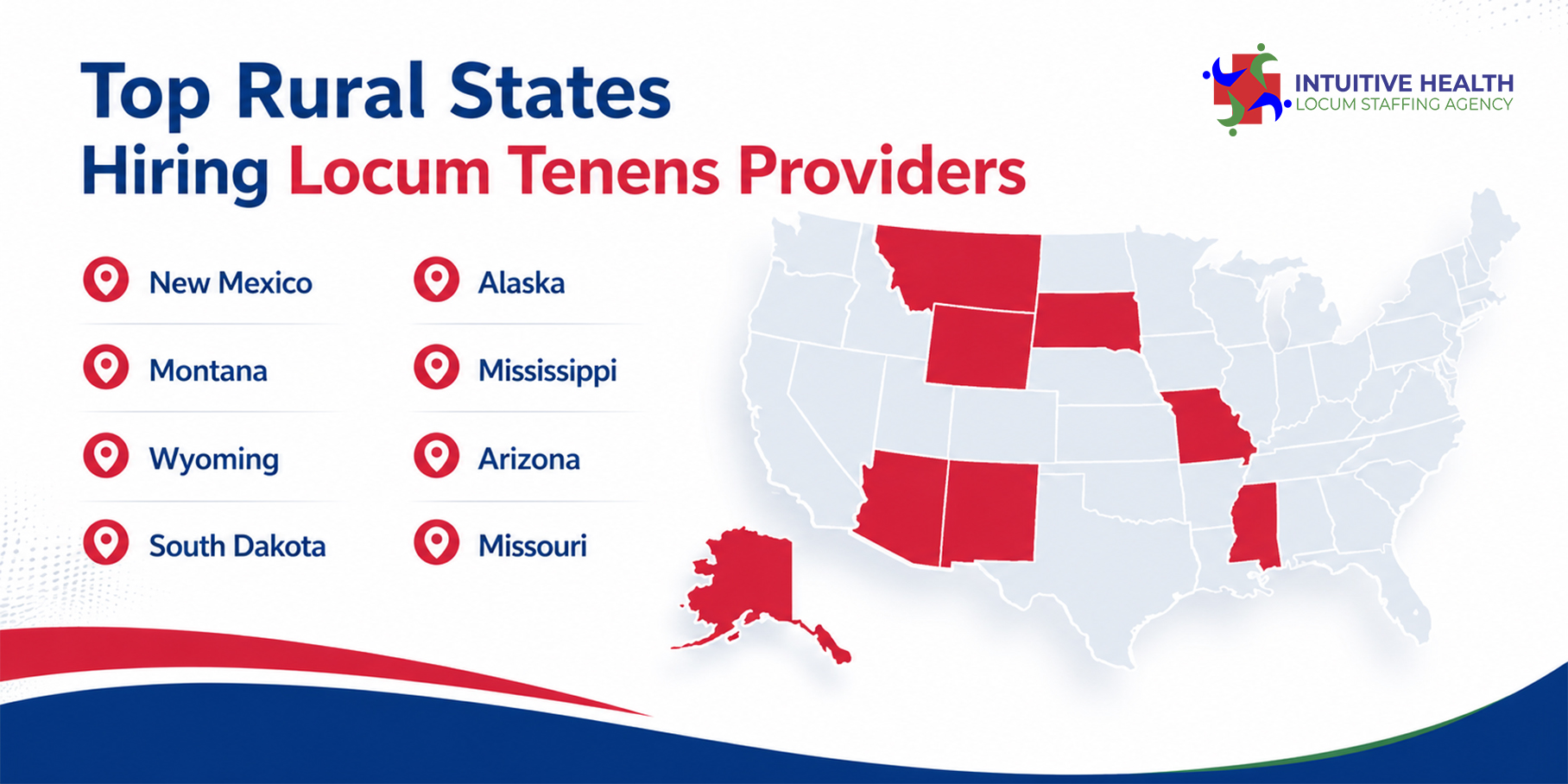 Top Rural Locations That Need Locum Tenens in the USA